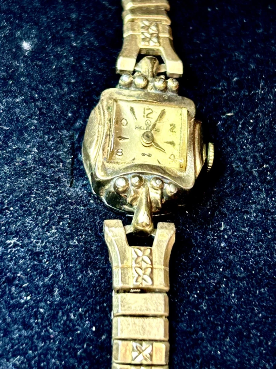 Verre montre SUC RU 480 - HELBROS - 21,5x18,2 [NOS] (Watch crystal