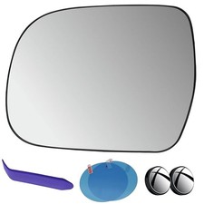 Driver Side Mirror Glass Compatible with Toyota Tacoma 2005-2015, Toyota