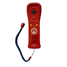 Nintendo Wii Motion Plus Remote Wiimote Controller OEM Mario Limited Edition Red
