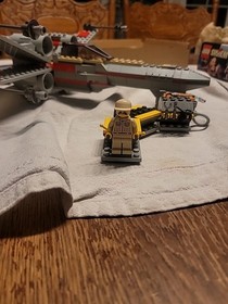 Lego Star Wars X Wing Fighter 7140 With Box And Manual And Landspeeder 7110.