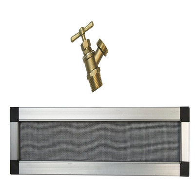 Rts Home Accents Replacement Rain Barrel Screen And Brass Spigot Kit