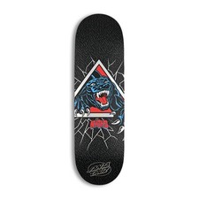 Santa Cruz Natas Shattered Panther VX 9" Skateboard Deck - Nero