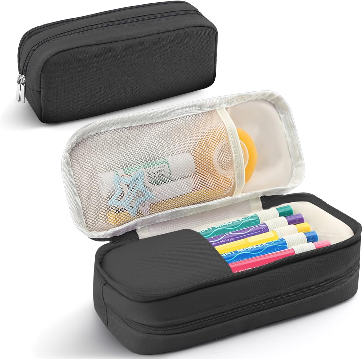 Pencil Case Large Capacity Pencil Pouch Holder Box Marker Storage Bag Desk Organ