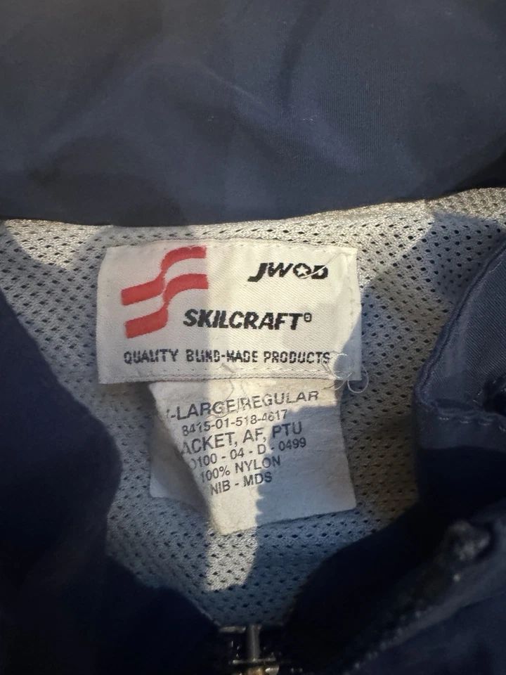 OG Air Force PT Jacket With Hood In Collar XX-Large / Regular 2XL Military USAF - Image 4 of 4