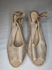 vidorreta espadrilles Metallic Gold/Rose Size...