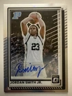 Jordan Smith Jr 2025 Donruss Optic Prospect Autograph /99 #86