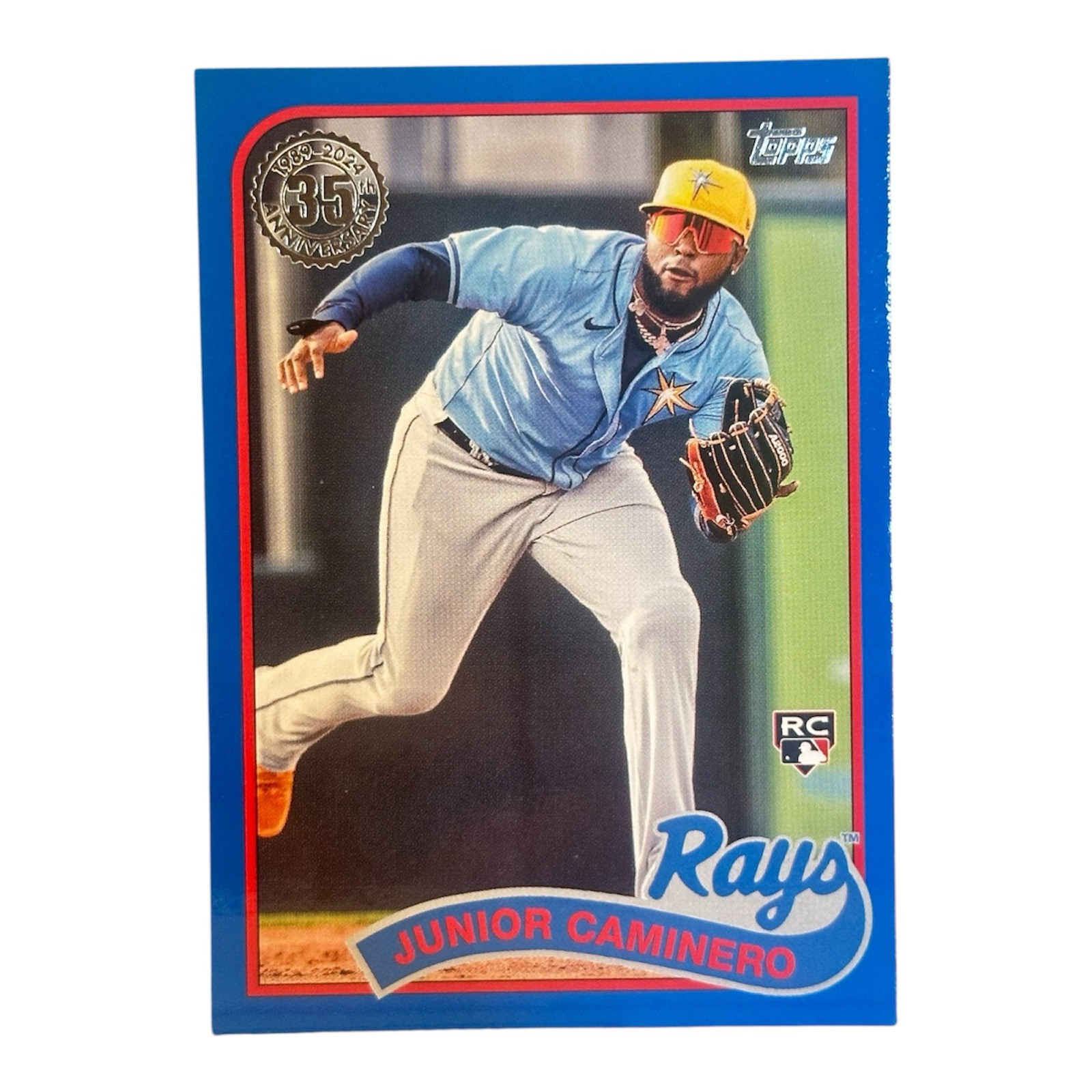 2024 Topps Update Junior Caminero 1989 89 Blue Parallel Rookie RC 89US-16