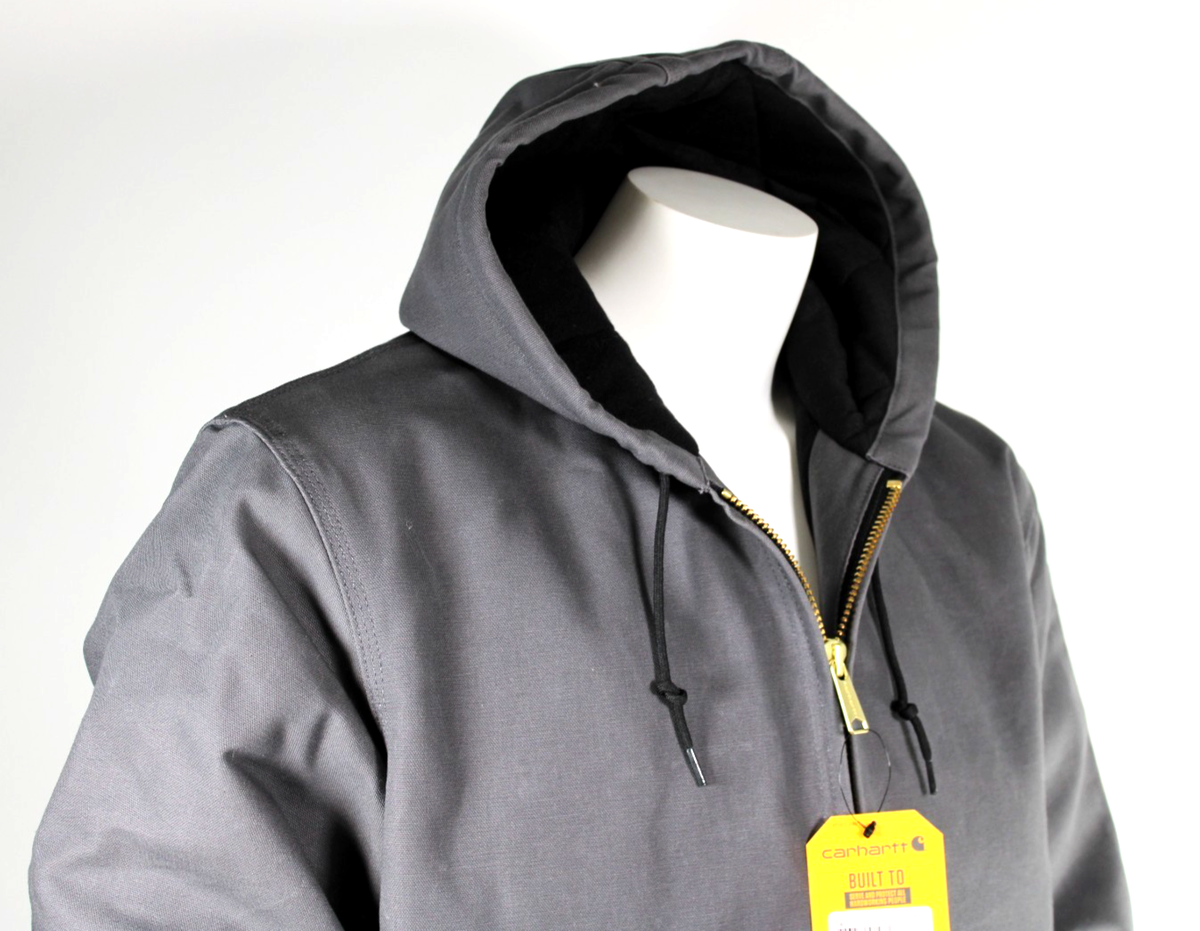 New CARHARTT J140 Men's Large Tall Gray Hooded Warmest Rating