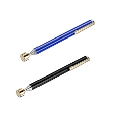 2 Pieces Magnetic Telescoping Pick-Up Tool with Pocket Clip 3 Lb Extendable 