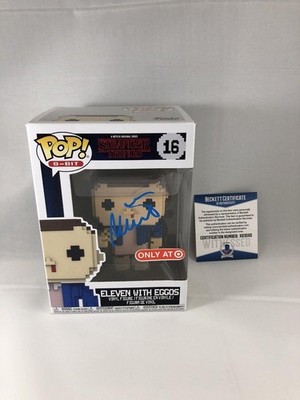 Millie Bobby Brown Signed Eleven 8 Bit Stranger Things Funko Pop Bas Beckett
