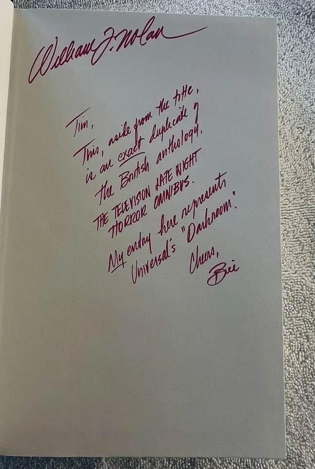 Great Tales Of Horror~ Various Authors ~ Chartwell 1993 ~ 1st Ed HC ~ Signed! - Image 2 of 4