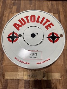 1960s 1970s Autolite Spool Spark Plug Cable Wire Empty Roll Boss 429 7SHS 7SH