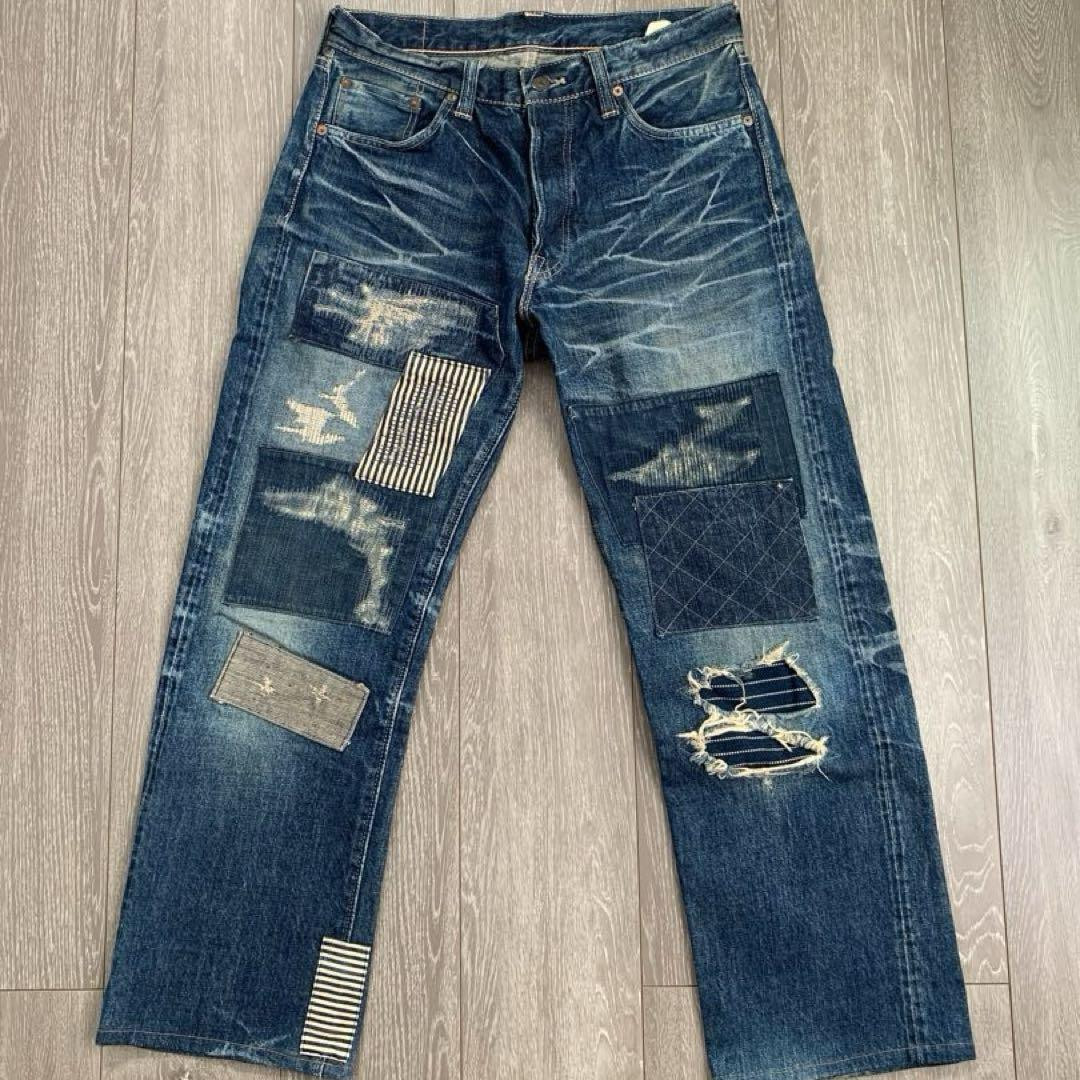 W31 Sugar Cane 8 Year Aged Lone Star Jeans SugarCane Denim W31 Sugar Cane 8 Year Aged Lone Star Jeans SugarCane Denim