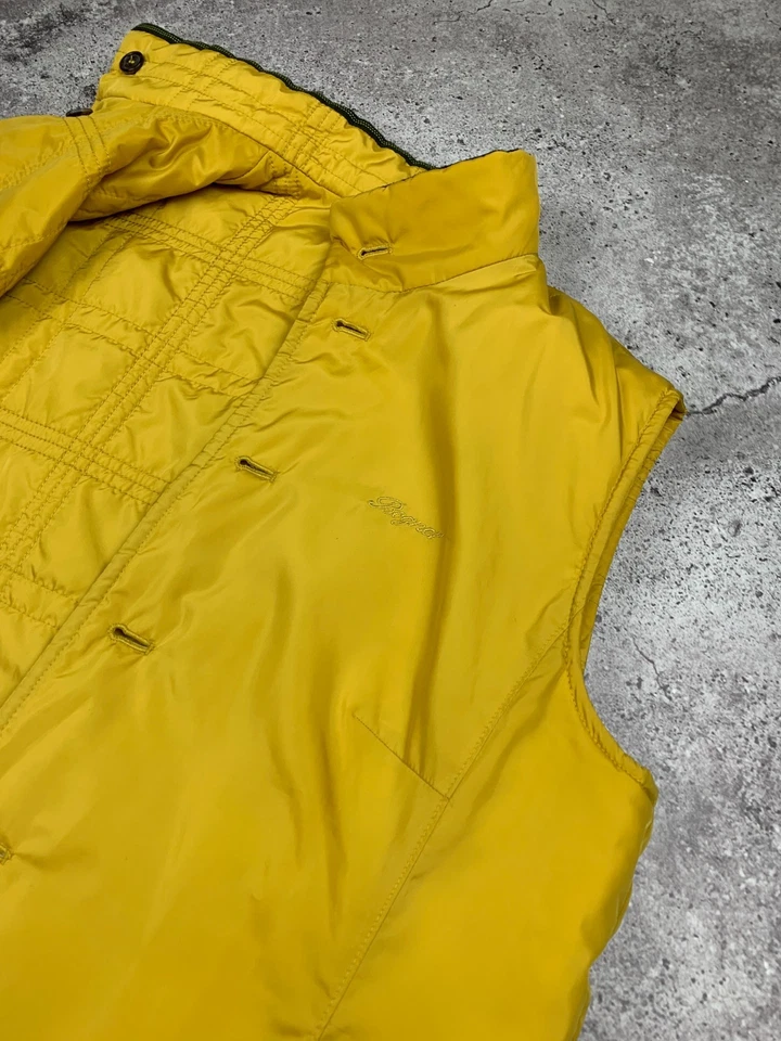 Bogner Women’s Double-Sided Quilted Vest Jacket Yellow Reversible Size 12 EU 42 - Image 2 of 4