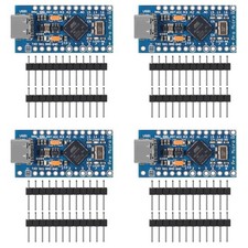 4PCS Micro ATmega32U4 5V 16MHz Type-C Development Module Board with 2 Row pin...