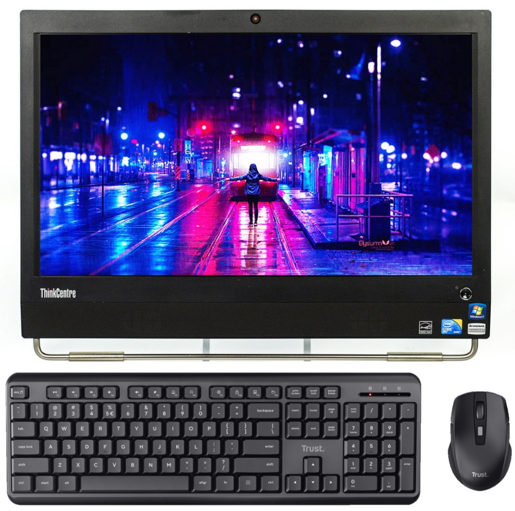 LENOVO THINKCENTRE M90Z 23” AIO TOUCH QUAD CORE i5 8GB RAM 250GB SSD WIN 11 AC