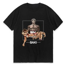 Baki The Grappler Anime T Shirt hot cotton shirt- gift mother day