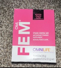 Omnilife Supplement Lot OMNIFEM Peach, POWER GAIN Orange, OMNIPLUS 30 pk