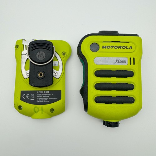 Motorola OEM XE500 RSM Speaker Front Plastic Shell Back Cover HN000774A01 GRN