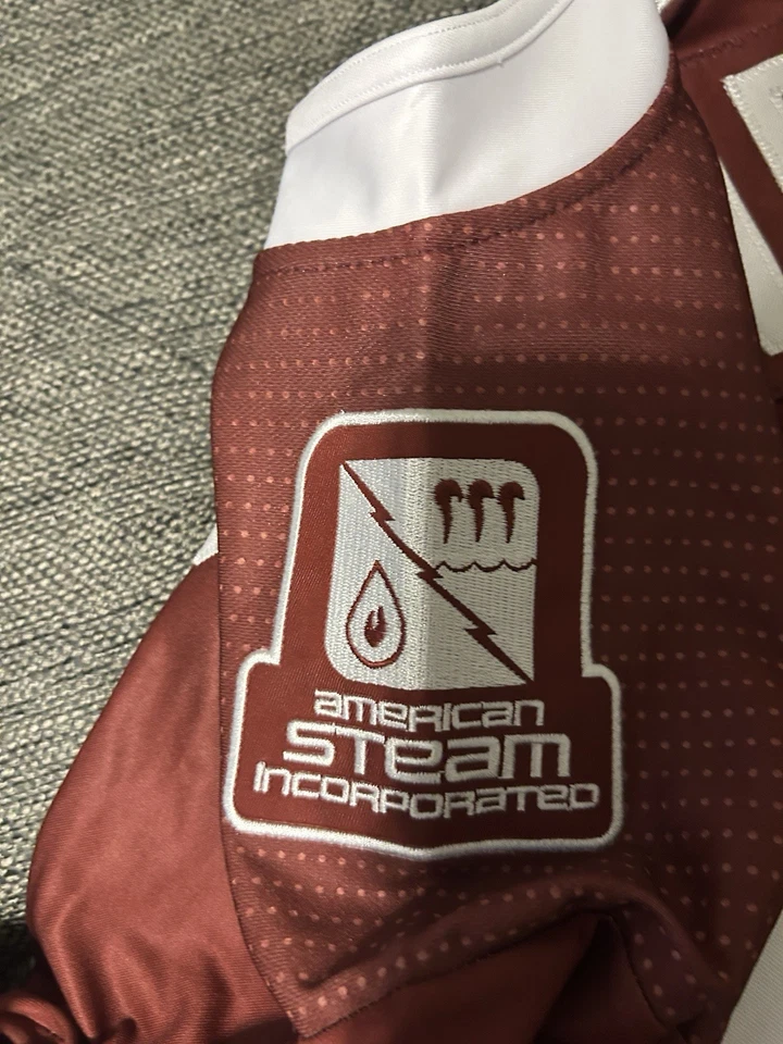 Camiseta deportiva de hockey Texas A&M Aggies para hombre grande granate correa de lucha cosida Foto 4 de 4