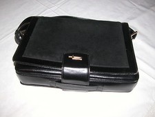 Borsa usata anni 60 Betty Studio Linea di Germana Fontana Torino in vitello nero