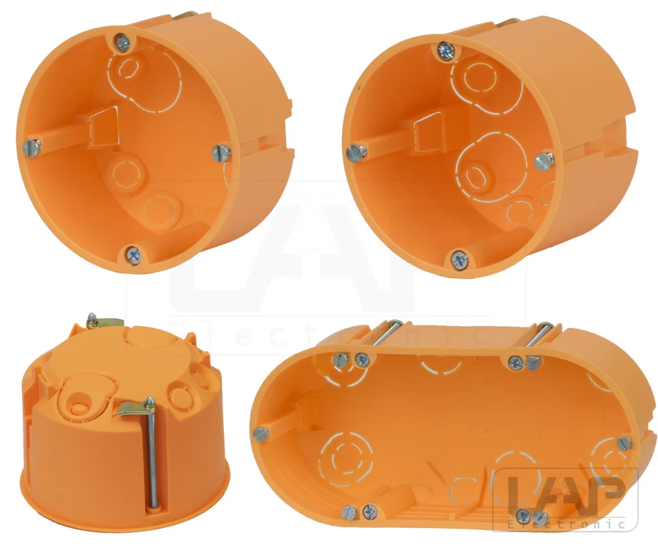 MARKENLOS Hohlwanddosen Hohlraumdosen Schalterdosen Gerätedose HW Dose tief flach Ø68mm