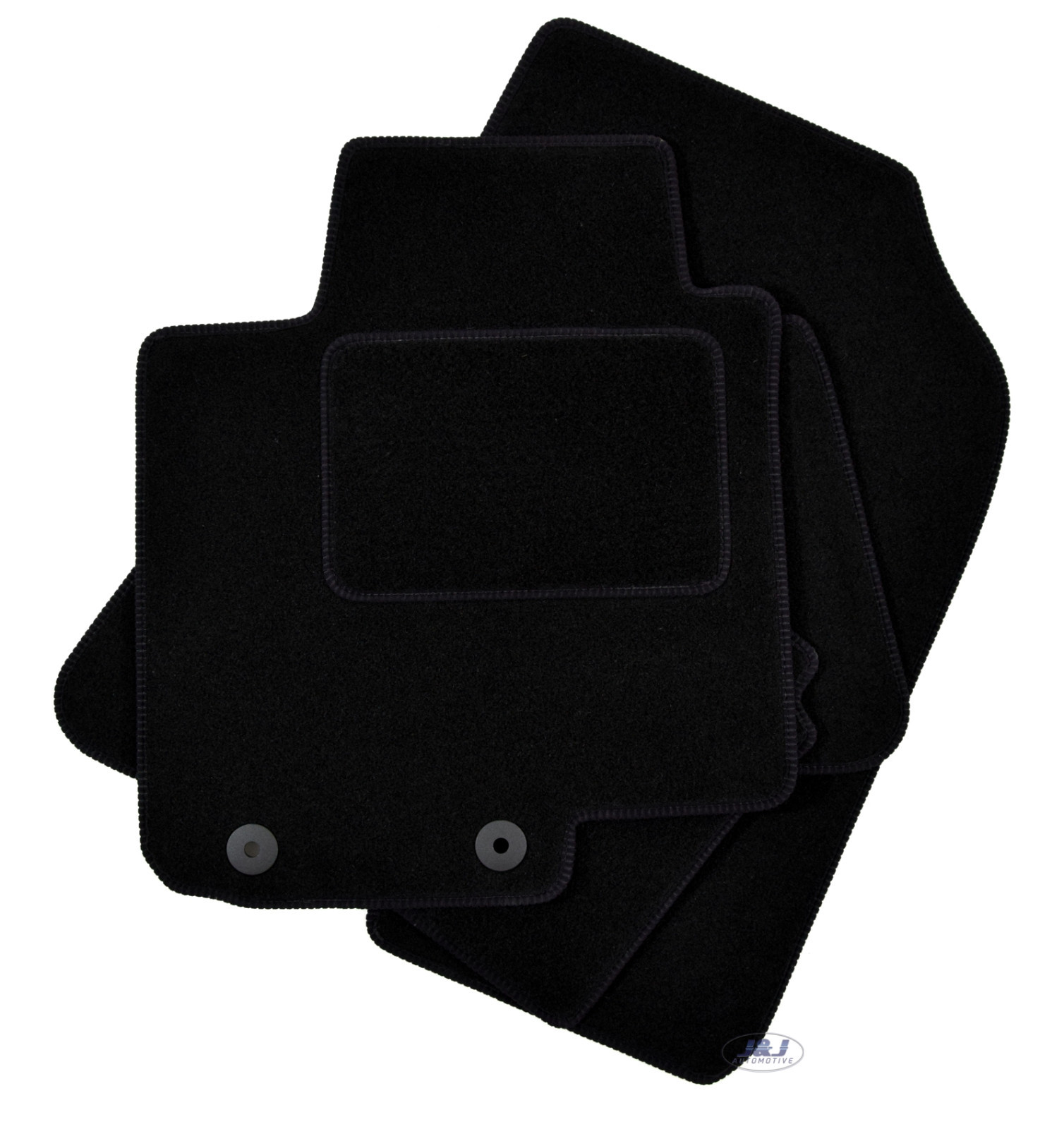 Tapis de sol en velours haut de gamme sur mesure pour Hyundai i20 noir
