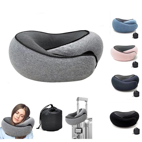 HOMIEE Nackenkissen Flugzeug Auto Reisekissen Nackenhörnchen Memory Foam Reise N