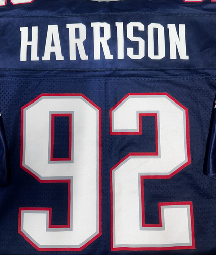 NFL New England Patriots #92 Rodney Harrison Football Jersey Men's SZ: L - Used - Bild 7 von 12