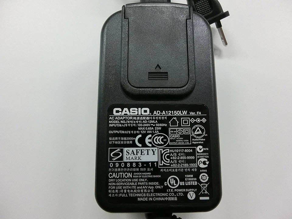 Casio 12V Adapter Ad-A12150Lw New from Japan - Image 2 of 2