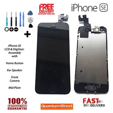 iPhone SE Complete Assembly Retina LCD & Digitiser Touch Screen with Parts BLACK