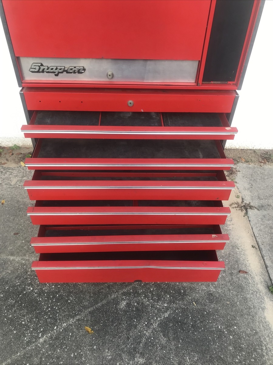 Vintage Snap-On Roller Tool Box Chest KR-537D Upper KR-557E Lower