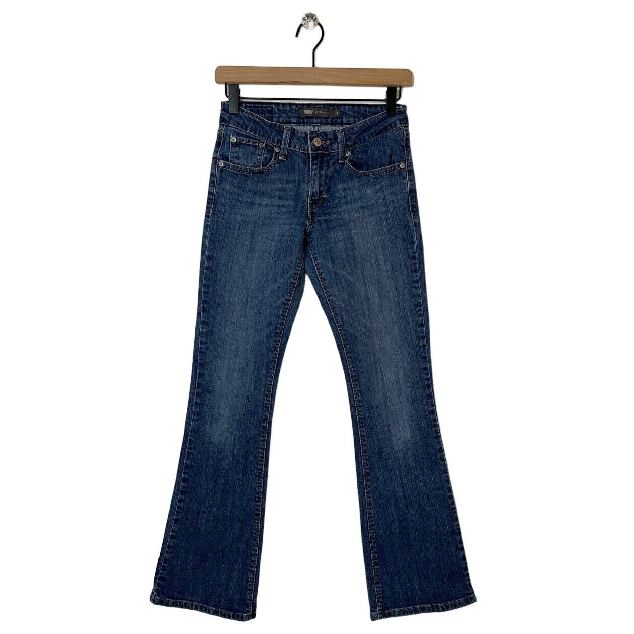 Levi’s Strauss & Co. Denim 518 Boot Cut Leg Medium Wash Blue Jeans Women's 3