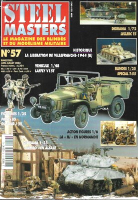 Steel Masters Magazine #57 2003 Pathfinders Normandy Willys Jeep Stuart M3 T-55 