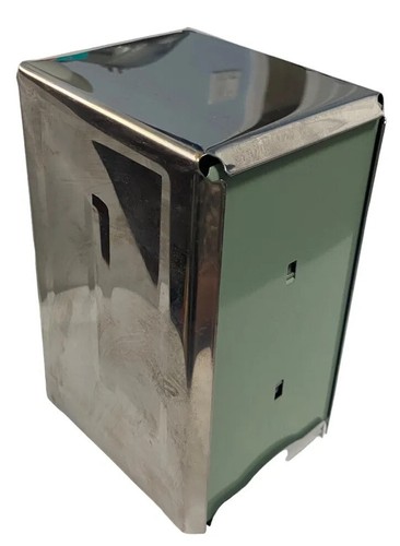 Retro Double Sided Tall Napkin Holder Dispenser Restaurant Spring Load