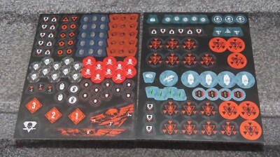 Games Workshop Warhammer 40k Kill Team Hivestorm Tokens Sheets x2 New GW 2024