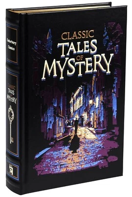 CLASSIC TALES OF MYSTERY by Agatha Christie Jules Verne etc Leather Bound NEW