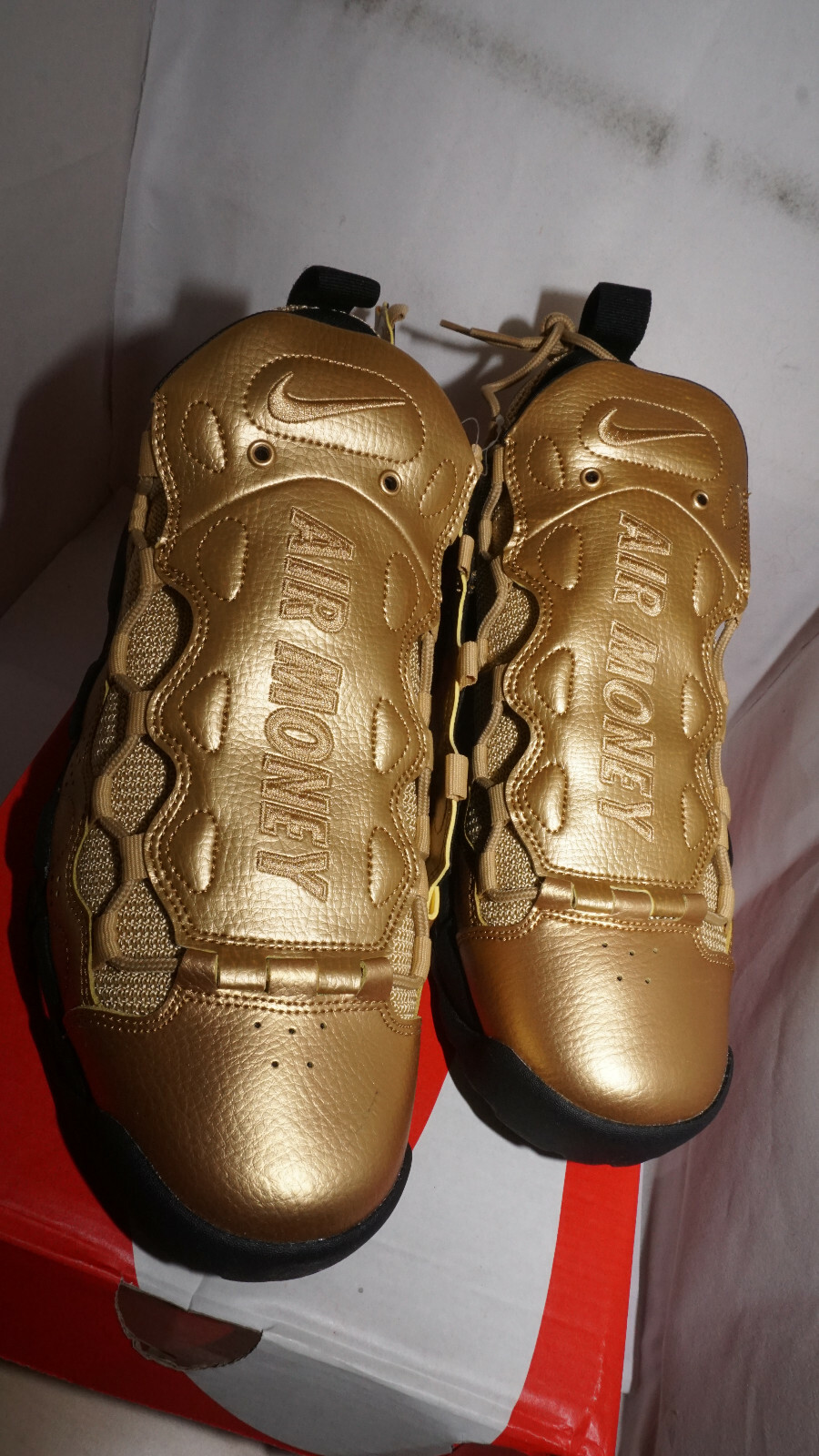 Nike Air More Money Metallic Gold 2018 for Sale, Authenticity Guaranteed