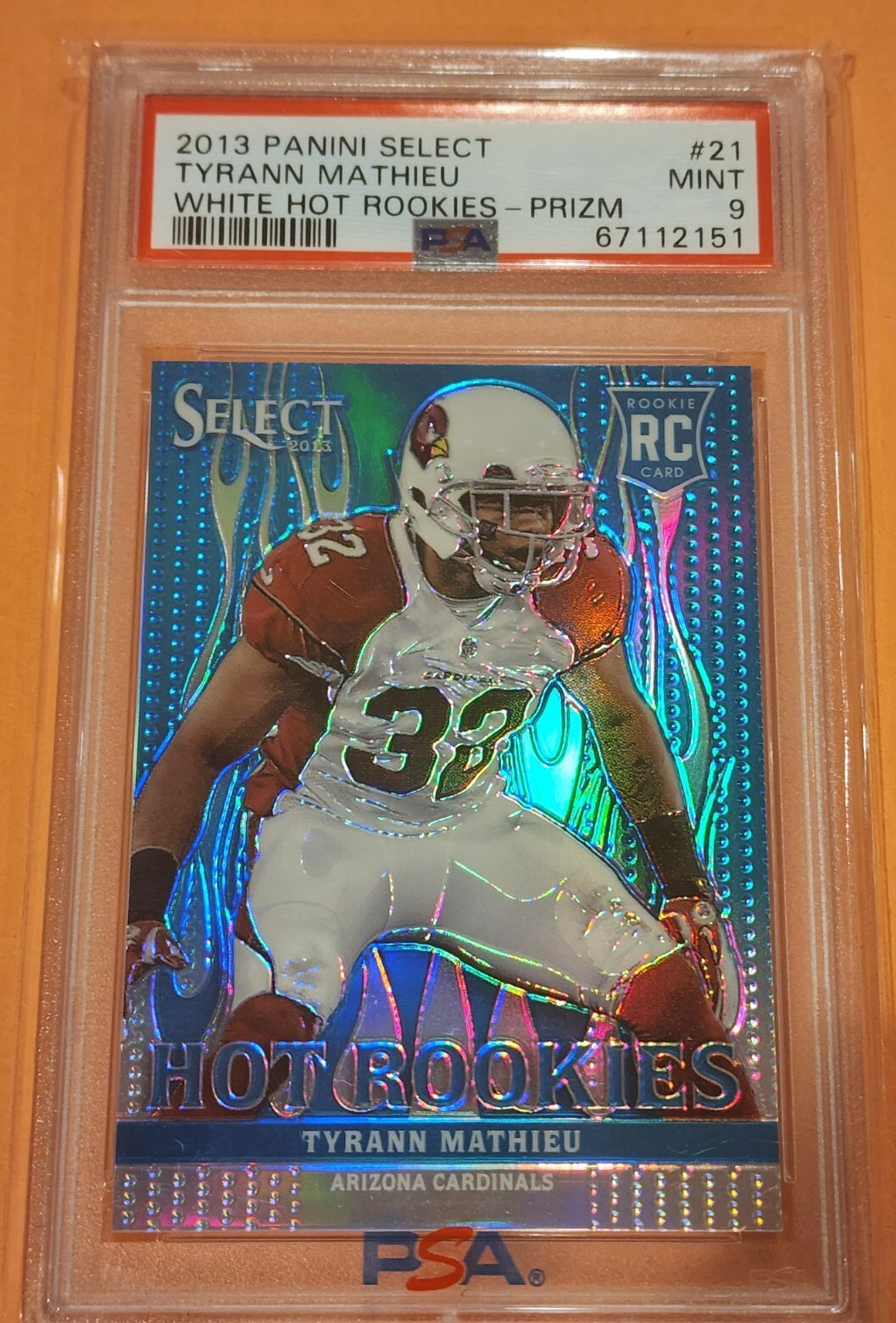 Tyrann Mathieu Panini Select Hot Rookies #21 Prizm