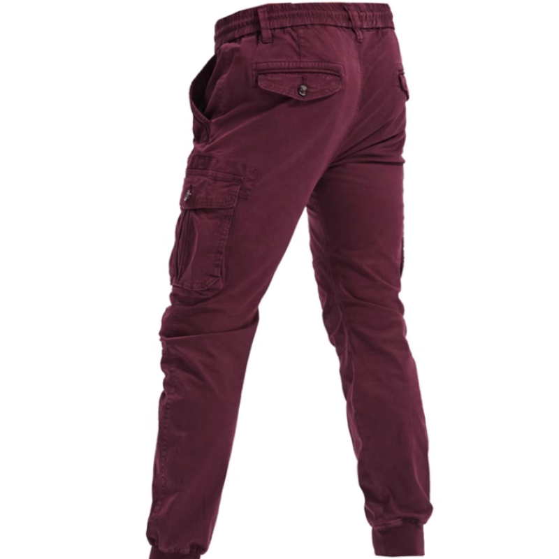 Mens Slim Fit Cargo Pants Outdoor Casual Loose Athletic Sports Combat