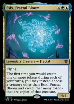 *MtG: 2x ESIX, FRACTAL BLOOM -Commander Murders at Karlov Manor Mythic magicman*
