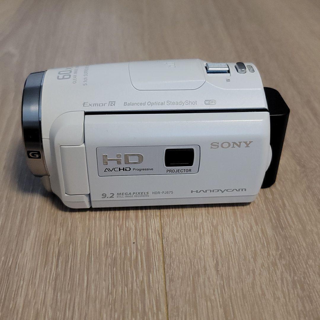 SONY Handycam HDR-PJ675 ホワイト Amazon | SONY ビデオカメラ HDR-PJ675 32GB 光学30倍 ホワイト