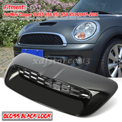 Black For 2007-14 Mini Cooper S R55 R56 R57 R58 Front Hood Air