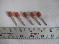 (5) NEW Aluminum Oxide Stone Bit for Dremel Depressed Wheel 3/8" (AC)