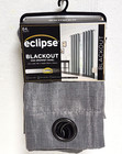 1pc Light Grey Rowland Blackout Curtain Panel 52 x 84 - Eclipse