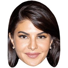 Jacqueline Fernandez Smile Celebrity Mask, Flat Card Face, Fancy Dress Mask