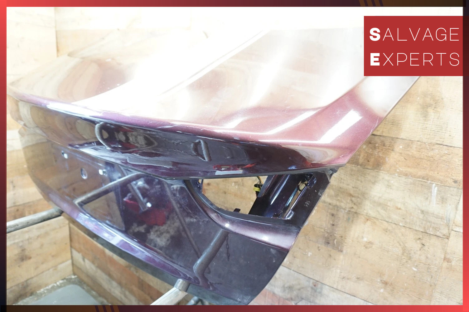 2014–2024 Maserati Quattroporte Rear Trunk Deck Lid Cover Panel Burgundy OEM