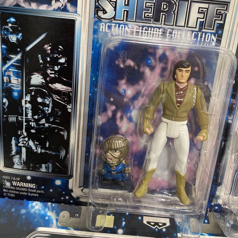 Figura de acción Metal Heroes Space Sheriff 6p set completo BANPRESTO Japón como nueva Foto 2 de 4