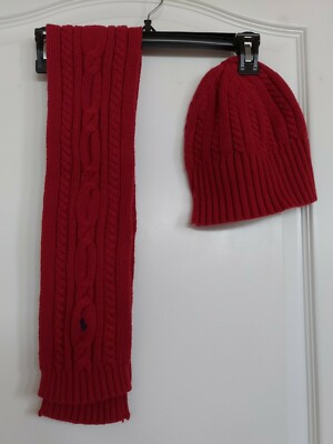 Winter Logo Beanie Hat Scarf Set 