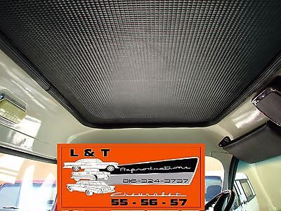 1955 1956 1957 1958 1959 Chevy Truck Headliner Interior Black New Die Cut Vinyl Ebay
